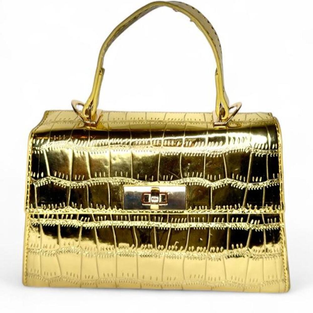Fashion Nova Gold Mini Handbag